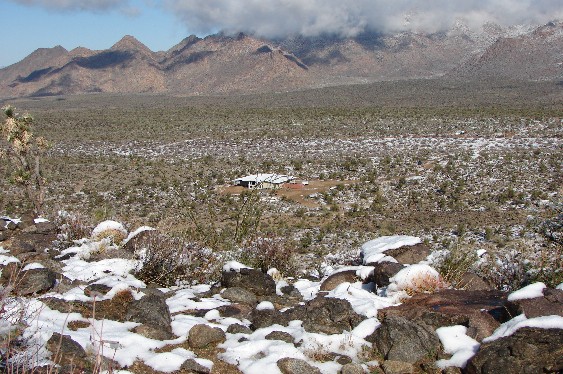 Snow in vally